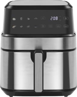 Airfryer 6,5L – Heteluchtfriteuse – 1700W – Olievrij – Mechanische Timer – Met Kookraam – Familieformaat – Gemakkelijk Schoon te Maken — thumbnail 1