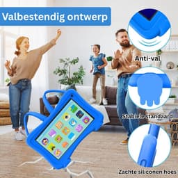 MKSS® Kindertablet Vanaf 3 Jaar - Tablet Kinderen - Kinderspeelgoed - Blauw — thumbnail 4