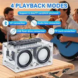 Mini Versterker Bouwpakket - DIY Radio met Bluetooth en LCD scherm — thumbnail 5