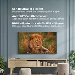 Salora 55QLEDTV Smart Televisie — thumbnail 4