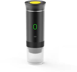 Slim Draagbaar koffiezetapparaat - Werkt met Gemalen koffie & Capsules - Pomppatroon & Koffiegrootte- 120 ml Reservoir - 18 Bar - - 12 Volt Reiskoffiezetapparaat — thumbnail 1