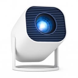 Mini Beamer - Draagbare Projector - 4K Decoder - 720P HD - Smart Projector - WiFi 6 - Bluetooth 5.0 - Home Cinema - Buitenbioscoop - Rotatie 180° - Auto Keystone - Stil Geluid - Compact - HDMI - USB - Voor Smartphone & Laptop — thumbnail 1