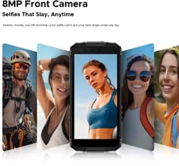 Doogee Fire 3 Ultra Rugged Smarphone, 6GB+18GB)/256GB, Groen — thumbnail 4