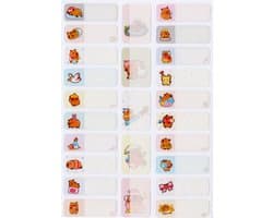 Ainy Naamstickers Kinderen Capybara - set van 100 waterproof zelfklevend etiketten stickers om je schoolspullen, bullet journal, fotoalbum, laptop, telefoon, en waterfles persoonlijk te markeren | Capibara naam stickers Post It voor jong en oud