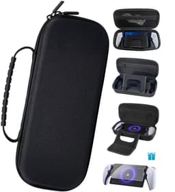 IMENGINE® Case Geschikt voor Playstation Portal PS5 - inclusief Screenprotector - Hoesje Geschikt voor PlayStation Portal - Waterbestendige Reistas/Opbergtas -PS5 Portable Case - Beschermhoes - Zwart — thumbnail 1