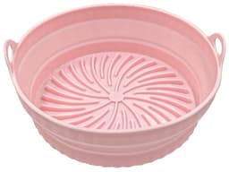 Geschikt voor Airfryer Accessoires Bakmand Vervangende Binnentank Vierkante Siliconen Pan - Grijs Rond — thumbnail 3