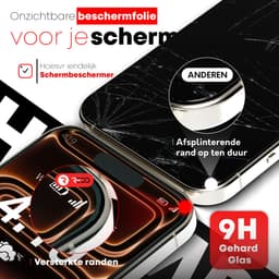 Screenprotector - 2 stuks - Geschikt voor iPhone 17 Pro Max Tempered Glass - Extra Sterk – beschermglas screen protector — thumbnail 2