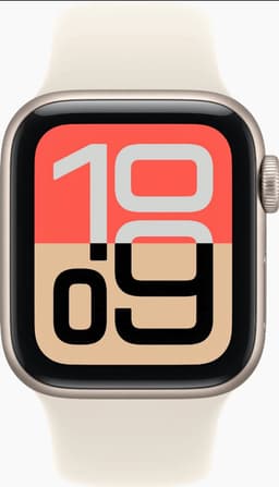 APPLE Watch SE 3 GPS - 44mm Starlight Aluminium Case - Starlight Sport Band - M/L Smartwatch Starlight — thumbnail 5
