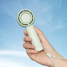Draagbare vleugelloze mini-ventilator met 5 snelheden en 16 uur koeling — thumbnail 3