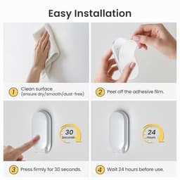 Opvouwbare Hoofdtelefoonstandaard met Zelfklevende Haak - Desk Organizer voor Hoofdtelefoons en Accessoires — thumbnail 2