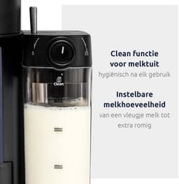 BluMill Koffiemachine - Pistonmachine - Espressomachine - Incl. automatische melkschuimer & 2 portafilters - Mat Zwart — thumbnail 5