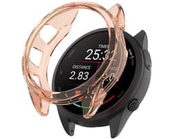 Stravo Soft Case Sport Hoesje voor Garmin Forerunner 165 – TPU Materiaal Bescherming – TPU Case Protectie en Beschermhoes voor Garmin Smartwatches (Oranje)