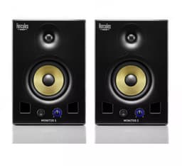 Hercules Monitor 5 - Actieve 5" Studiomonitorset - 2x 80W RMS Bi-Amp Speakers - DJ & Studio — thumbnail 1