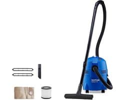 12L nat- en droogzuiger voor huis, tuin en auto - krachtige stofzuiger met zakloos ontwerp