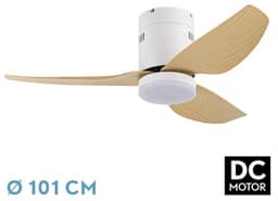 Ventilator met 3 vleugels en afstandsbediening | 6 snelheden en 3 lichttemperaturen — thumbnail 5