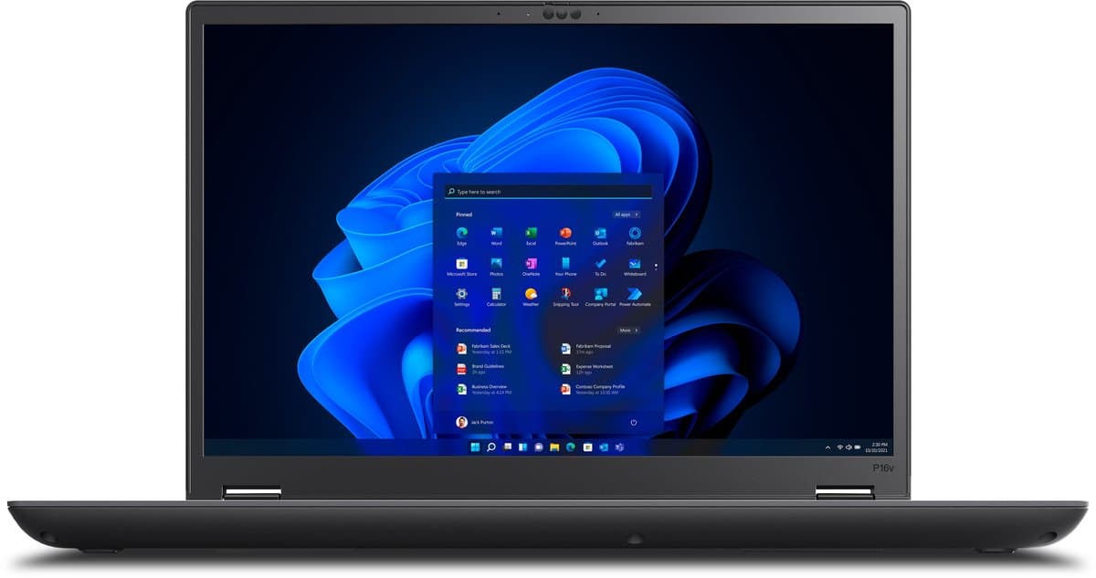 Lenovo ThinkPad P16v Gen 1 | Intel Core i7-13700H | 16GB DDR5-5600 | 512GB SSD M.2 PCIe 4.0x4 Perform NVMe Opal 2.0 | 16" WUXGA (1920x1200) | Windows 11 Pro | Intel Wi-Fi 6E AX211 2x2 AX | Bluetooth 5.1 | NVIDIA RTX A1000 6GB — afbeelding 1