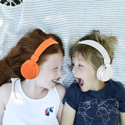 iPad Koptelefoon Kinderen - Hoofdtelefoon Kids Verstelbaar - On-Ear Volumebegrenzing - Wit — thumbnail 4
