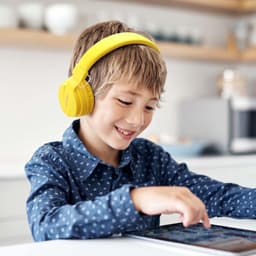 iPad Koptelefoon Kinderen - Hoofdtelefoon Kids Verstelbaar - On-Ear Volumebegrenzing - Geel — thumbnail 5