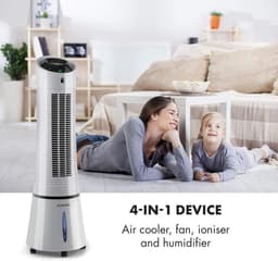 4-in-1 Luchtkoeler Ventilator en Luchtreiniger met Oscillatie en Afstandsbediening - Mobiele Koeler voor Huizen en Kantoorgebruik — thumbnail 4