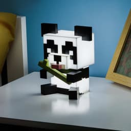 Minecraft Panda Light – Officieel gelicentieerde merchandise, draagbare nachtlamp en gamingkamerdecoratie voor kinderen, cadeau voor gamers, op batterijen werkend – Paladone — thumbnail 1