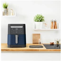 Tefal Easy Fry & Grill EY8014 XXL 6,5L - 2-in-1 Heteluchtfriteuse met Uitneembare Verdeler - Blauw Airfryer met 8 Automatische Kookprogramma's - Beste Grote Airfryer van Tefal - Digitaal Display - Extreem stil - Koken Zonder Olie - Anti Aanbaklaag — thumbnail 11
