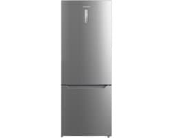 Heinner HCNF-M435INVXE++ Koelvriescombinatie – 435 L – No Frost Inverter – Omkeerbare Deuren – LED Touch Display – Super Freezing – RVS – 5 Jaar Garantie