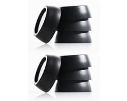 Bodo® Trillingsdempers Wasmachine - Droger – Set van 8 – Zwart