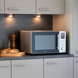 Inventum MN325CS - Vrijstaande combimagnetron - Heteluchtoven - Grill - 32 liter - 1000 watt - 10 kookprogramma's - RVS/Zwart — thumbnail 3
