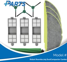 iRobot Roomba 205 DustCompactor Combo Onderhoudsset (Plus.Parts® alternatief voor 4849965) — thumbnail 1
