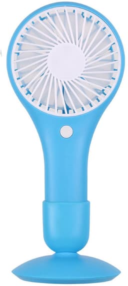 Urban Living Draagbare USB ventilator - met standaard - blauw - 20 x 10 cm — thumbnail 2