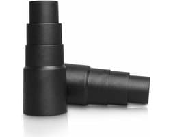 2-delige afzuigbuisadapter- stofzuigeradapter- reductieadapter- stofzuigerslangadapter voor stofzuigers- standaard universele werkplaatsstofzuigeradapter
