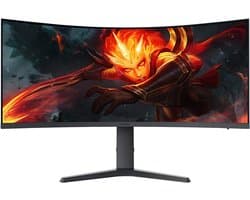 Koorui G3441VC - UltraWide QHD VA Curved Gaming Monitor - 34 Inch 21:9 - 180 Hz - 1 ms