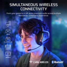 Corsair Void MAX Wireless V2 - Draadloze Gaming Headset - Voor o.a. Xbox, PC, PS5, PS4 - Zwart — thumbnail 8