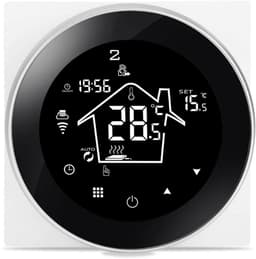 MKSS® Thermostaat voor cv - Draadloos met Wifi - Met App - Wit en Zwart — thumbnail 1