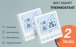 MKSS® Thermostaat voor cv - Draadloos met Wifi - Met App - Wit — thumbnail 5