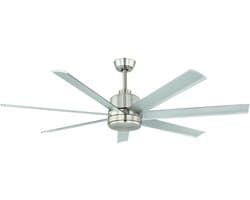 EGLO Azar Plafondventilator - 152 cm - DC-energy saving - Alu-nikkelmat — afbeelding 1