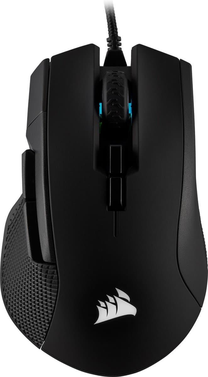 Corsair IRONCLAW RGB Gaming Mouse - 18000 DPI - Zwart — afbeelding 1