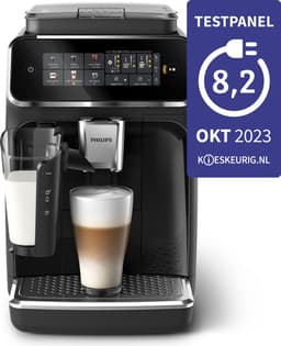 Philips 3300 Series LatteGo EP3341/50 - Espressomachine - 5 Soorten Koffie + Heet Water - Zwart / Chroom - + AquaClean Filter — thumbnail 3