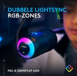 Logitech G Yeti GX - Gaming Microfoon - USB - RGB verlichting - Lightsync - Zwart — thumbnail 4