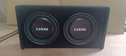 LAKRO Actieve Platte Dubbele Subwooferkist - Krachtige Geluidsoplossing voor Auto's — thumbnail 1