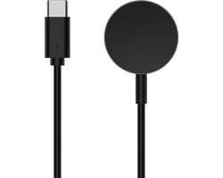 DrPhone AC11 – USB C Oplader - Oplaadkabel - Geschikt voor o.a Galaxy Watch 7/Ultra/Fe/65/ 5 PRO/ Watch 3/4/Active 2 - Zwart
