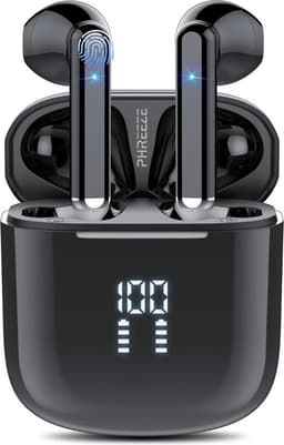 Draadloze Oordopjes - Bluetooth Oordoppen - Geschikt voor iOS & Android - Lange Batterijduur - Comfortabel Draagcomfort - Geweldige Geluidskwaliteit - Origineel Phreeze — thumbnail 1