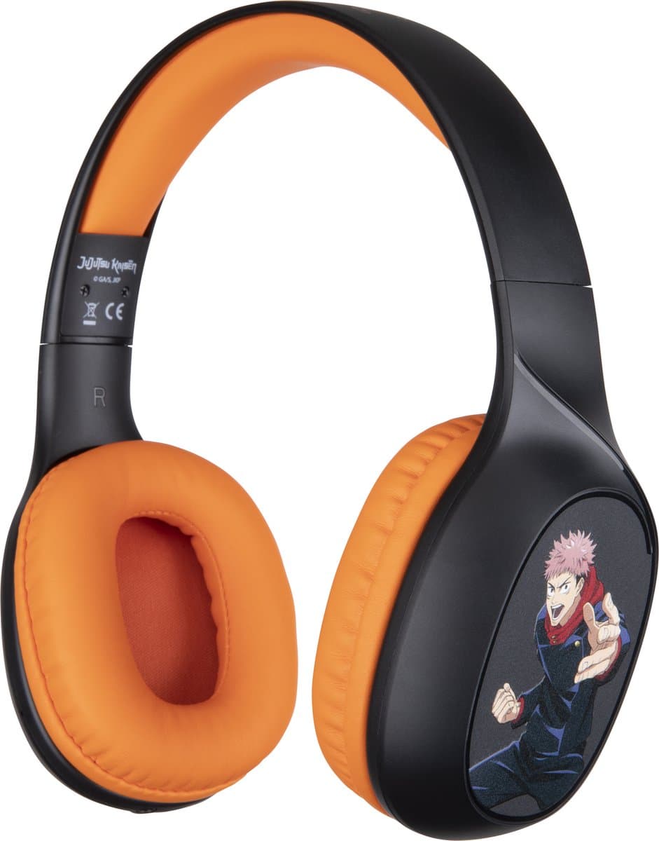 Jujutsu Kaisen - bluetooth koptelefoon over-ear - 30 uur speeltijd - microfoon - bluetooth 5.3 - verstelbaar — afbeelding 1
