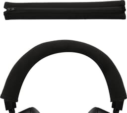 kwmobile cover voor koptelefoon hoofdband - geschikt voor Razer Kraken 7.1 V2 Pro - Koptelefoon band hoes van neopreen - In zwart — thumbnail 5