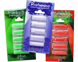 Stofzuiger geurstaafjes - 15 stuks - 3 verschillende geuren - Lavendel - Dennengeur - Bosgeur - universeel luchtverfrisser - parfum geur verfrisser geurverfrisser voor stofzuigers - stofzuigerverfrisser