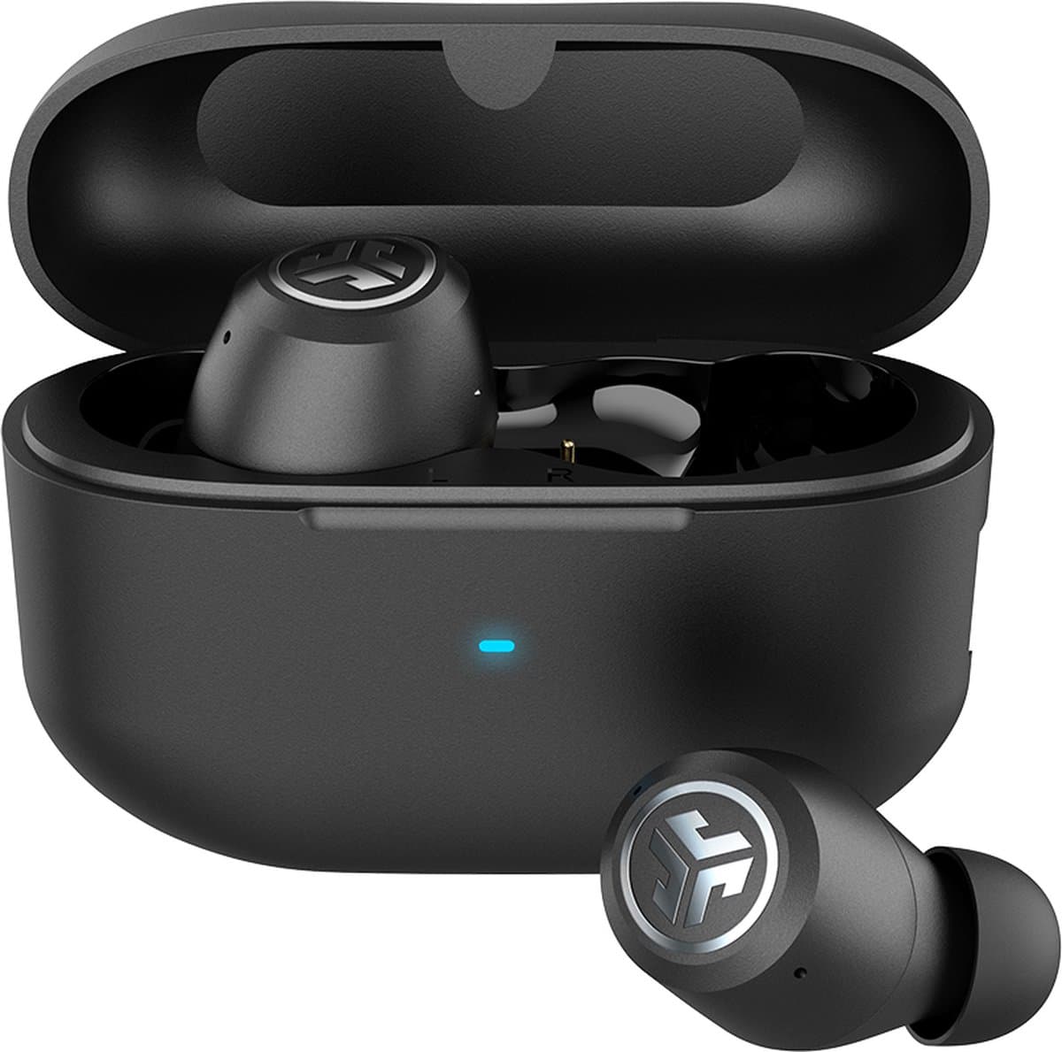 JLab Jbuds ANC 3 Draadloze Oordopjes - Active Noise Cancelling Oortjes Draadloos - 42 uur Batterijduur - Bluetooth Multipoint - Met Microfoon - Geschikt voor Android en Apple - Zwart — afbeelding 1