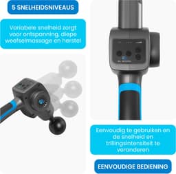 El Suvon Massage Gun - Massage Pistool - Inclusief Koffer en 7 Opzetstukken - Sport en Relax Massageapparaat - Krachtig en Draadloos - Massage Gun Professioneel- Fitness — thumbnail 5