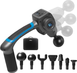 El Suvon Massage Gun - Massage Pistool - Inclusief Koffer en 7 Opzetstukken - Sport en Relax Massageapparaat - Krachtig en Draadloos - Massage Gun Professioneel- Fitness — thumbnail 1