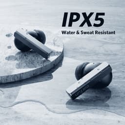 EarFun Air Pro SV - Bluetooth Oordopjes - Active Noise Cancelling - Draadloos Opladen - IPX5 Waterbestendig - Zwart — thumbnail 2
