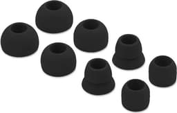 Ibley ComfortFit siliconen tips voor Powerbeats Pro Zwart - Siliconen Earplug - S/M/L/Double flange formaat - 4 paar - 4 maten — thumbnail 1